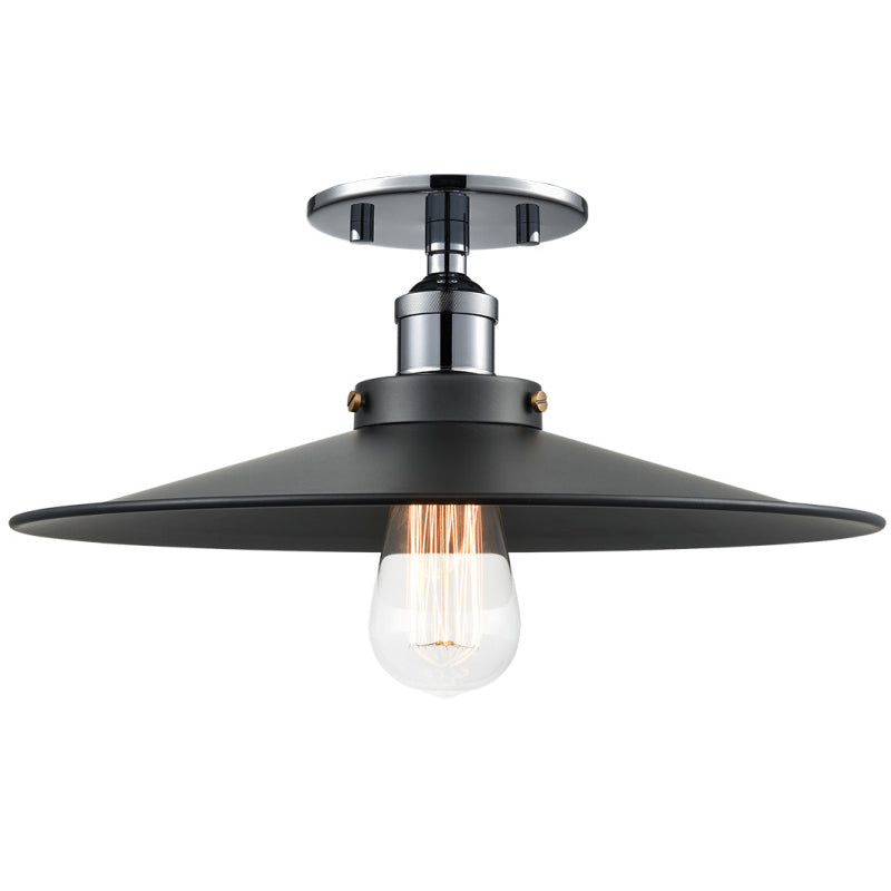 Matteo X46113 Bulstrode's Workshop 1-lt 14" Semi Flush