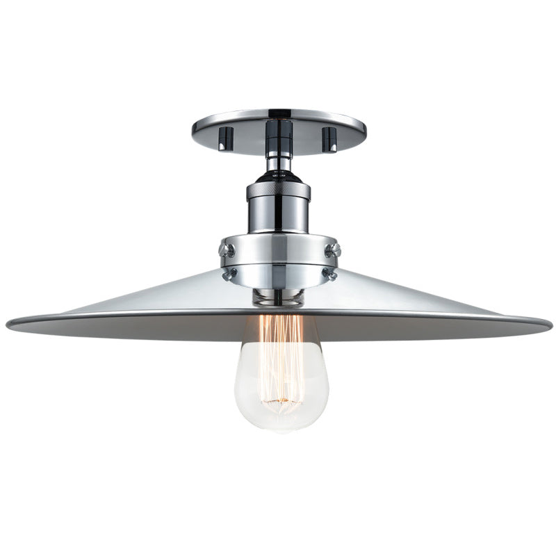 Matteo X46113 Bulstrode's Workshop 1-lt 14" Semi Flush