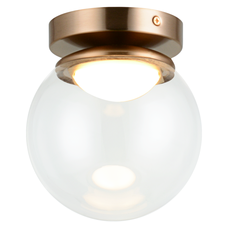 Matteo X61301 Boble 1-lt 6" LED Flush Mount