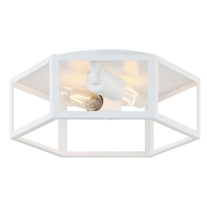 Matteo X64502 Creed 2-lt 12" LED Flush Mount