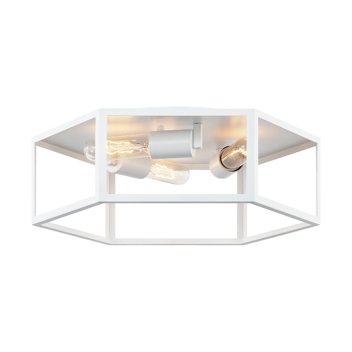Matteo X64503 Creed 3-lt 16" LED Flush Mount