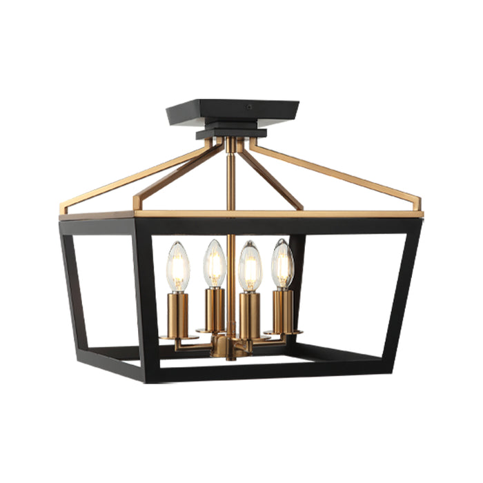 Matteo X67004 Mavonshire 4-lt 16" Semi Flush Mount