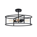Matteo X71604 Candid 4-lt 18" Semi Flush