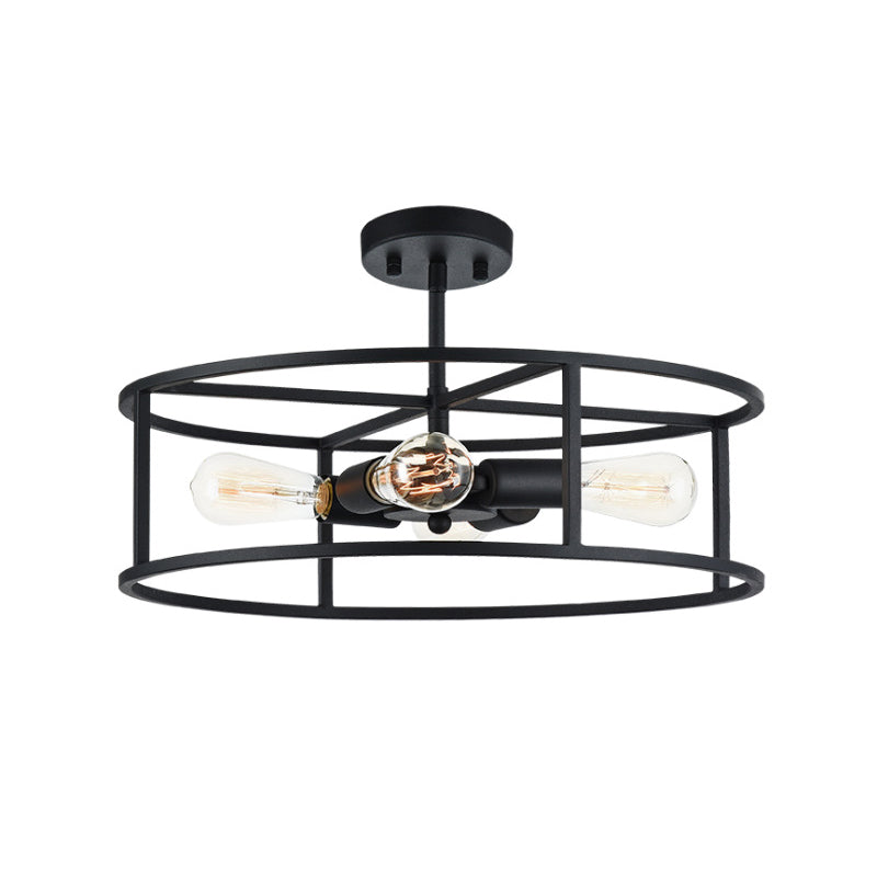 Matteo X71604 Candid 4-lt 18" Semi Flush