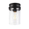 Matteo X78401 Zale 1-lt 7" Flush Mount
