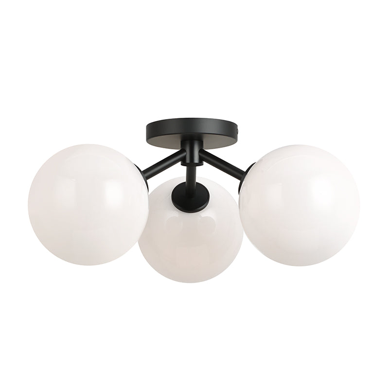 Matteo X81703 Novo 3-lt 18" Flush Mount