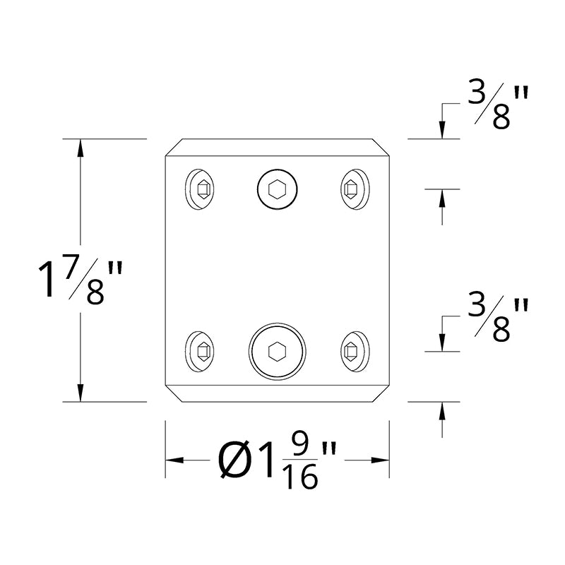 Modern Forms XF-I Downrod Coupler