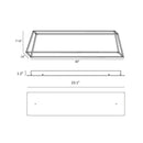 Koncept ZBP-38-RR Z-Bar Rise Rectangle 4-lt 40" LED Pendant