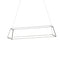 Koncept ZBP-54-RR Z-Bar Rise Rectangle 4-lt 56" LED Pendant