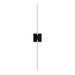 Koncept ZBW-36 Z-Bar 36" LED Wall Sconce, Center Mount - Matte Black