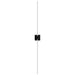 Koncept ZBW-60 Z-Bar 60" LED Wall Sconce, Center Mount - Matte Black