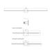 Koncept ZBW-60 Z-Bar 60" LED Wall Sconce, Center Mount
