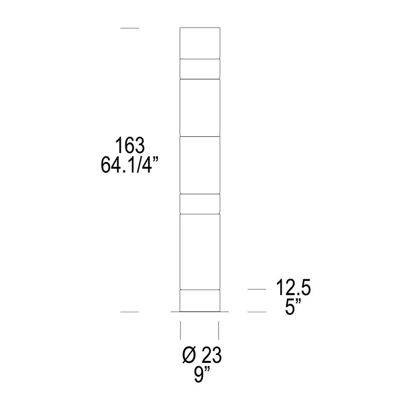 Leucos Stacking C 6-lt 64" Tall Floor Lamp