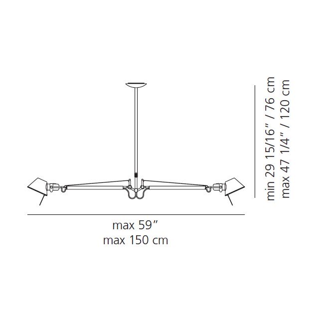 Artemide Tolomeo Double Suspension