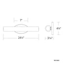 Modern Forms WS-3624 Loft 1-lt 25" LED Bath Light
