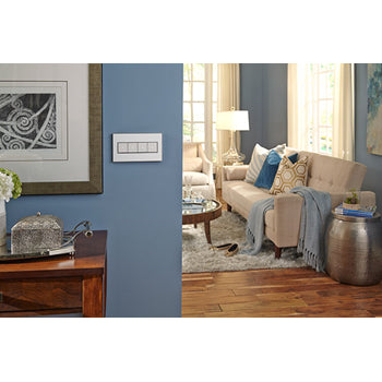 Adorne AWM4G 4-Gang Screwless Wall Plate