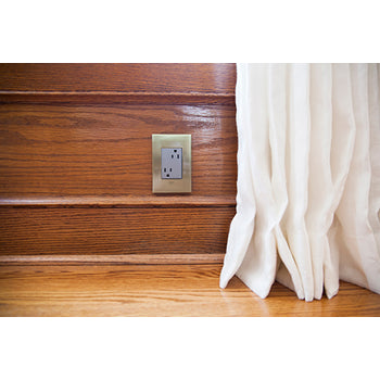 Adorne ARTR153 15A Dual Tamper-Resistant Plus-Size Outlet