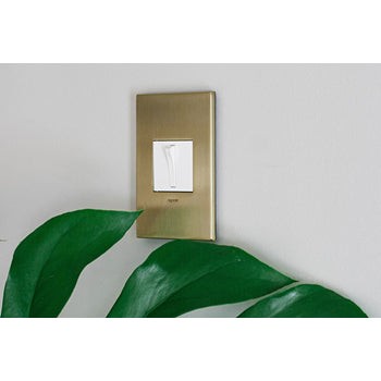 Adorne ASWR1532 Whisper Switch, Graphite, with Microban® - 15 Amps, Single-Pole/3-Way