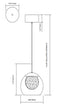 Elan 84010 Lexi 1-lt LED Mini Pendant