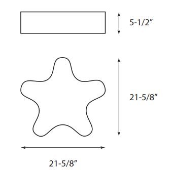 Elite AILA-LED 2-ft LED Pendant