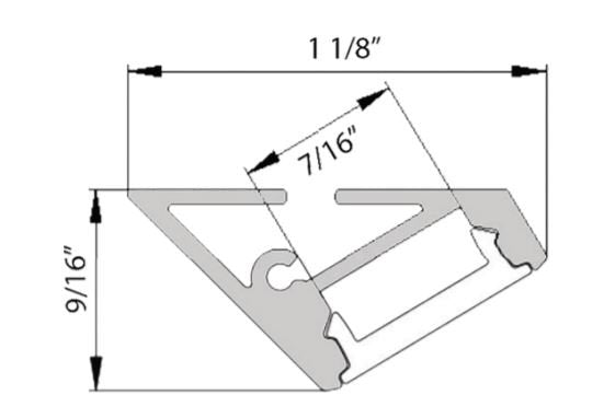 Core ALP110 Designer Surface Mount LED Profile - 48 Inches