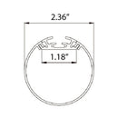 Core ALP245 2.4" Round Suspended LED Profile