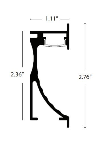 Core ALP600 Recessed Mount LED Profile - 48 Inches