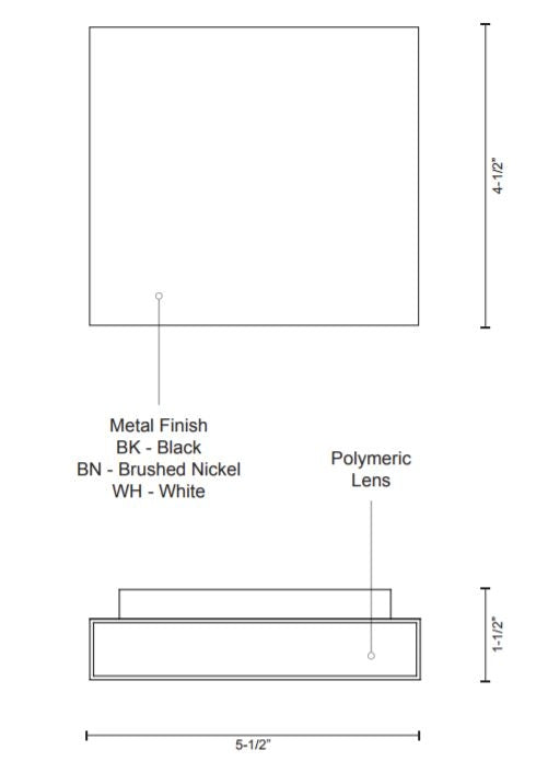 Kuzco AT6606 Mica LED Wall Light