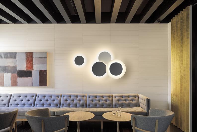 Vibia 5491 Puck Wall Art  LED Wall Sconce