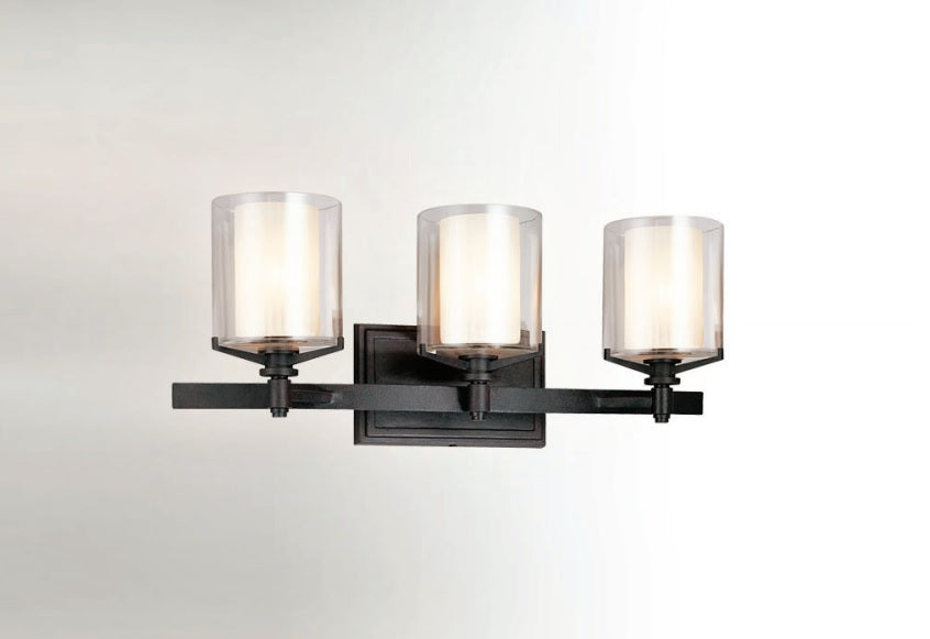 Troy B1713 Arcadia 3-lt Bath Sconce