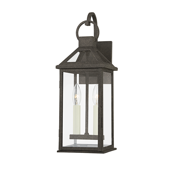 Troy B2742 Sanders 2-lt 19" Tall Outdoor Wall Sconce