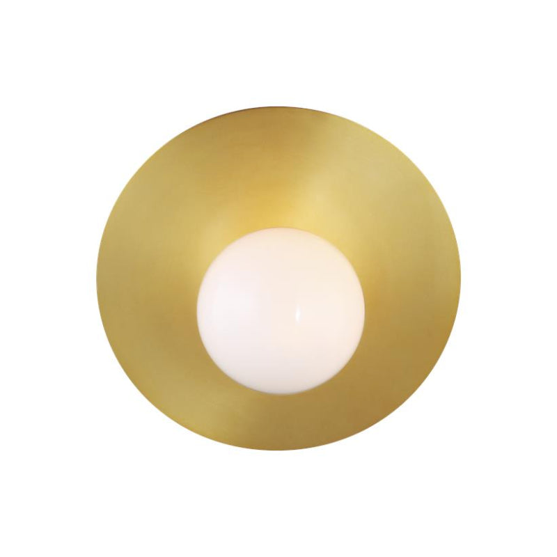 Visual Comfort KW1041 Nodes 1-lt 8" Wall Sconce - Burnished Brass