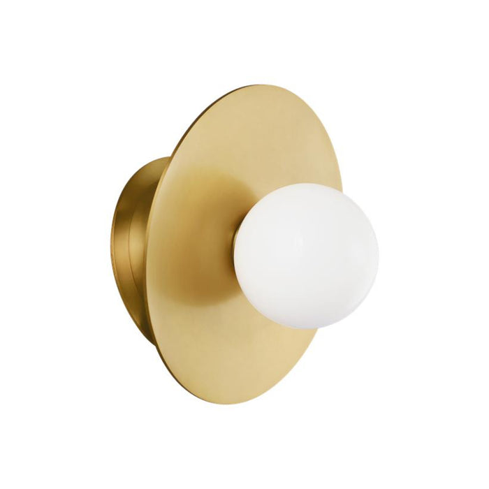 Visual Comfort KW1041 Nodes 1-lt 8" Wall Sconce - Burnished Brass