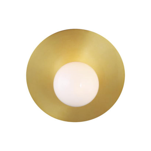 Visual Comfort KW1041 Nodes 1-lt 8" Wall Sconce - Burnished Brass