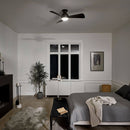 Kichler 330150 Sola 34" Outdoor Ceiling Fan with LED Light Kit