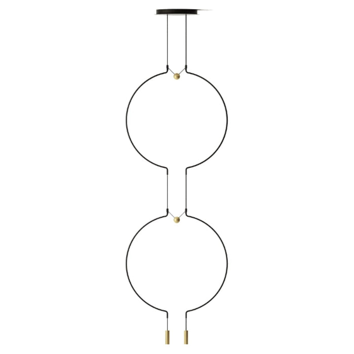 Axo USLIADM2 Liaison 2-lt 33" LED Round Double Pendant