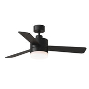 Generation Era 44" Ceiling Fan with LED Light Kit - Midnight Black with Midnight Black/American Walnut reversible Blades