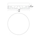 AFX BOF Series Boon LED Flush Mount