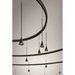 Bover Skybell Circle S/62L/42 197" LED Pendant, Up and Down Light