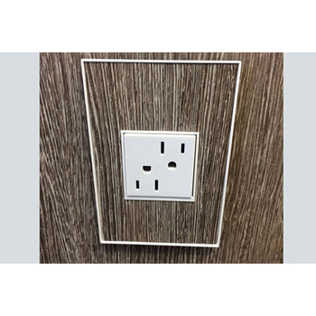 Adorne AWM1G2 1-Gang Screwless Wall Plate