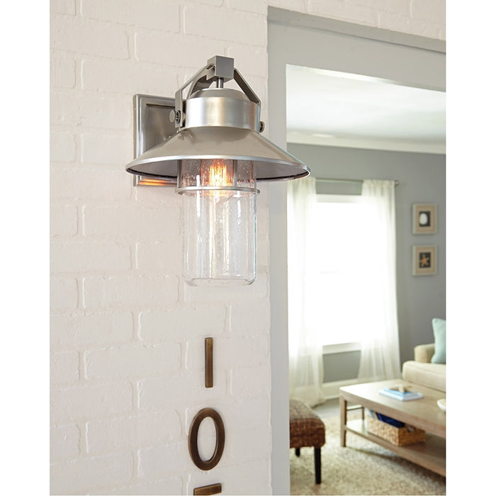 Feiss OL13902 Boynton 1 lt 12.5 Outdoor Wall Lantern OL13902PBS Murray Feiss LBC Lighting