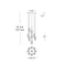 Schonbek Beyond BPD21209 Hibiscus 9-lt 17" LED Pendant