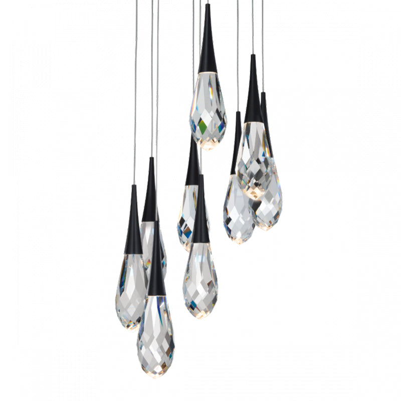 Schonbek Beyond BPD21209 Hibiscus 9-lt 17" LED Pendant