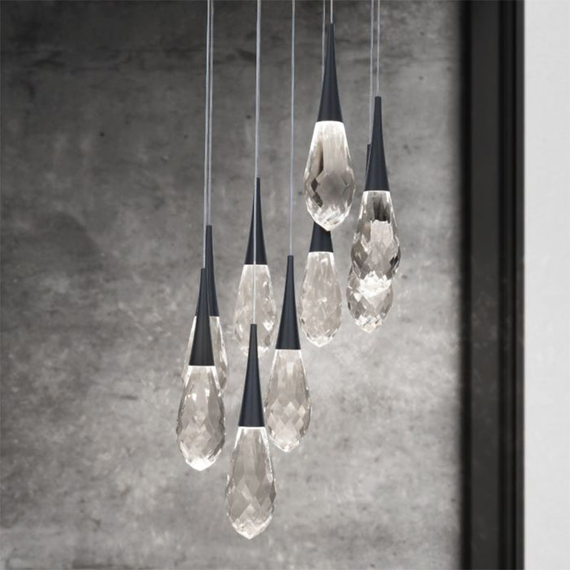 Schonbek Beyond BPD21209 Hibiscus 9-lt 17" LED Pendant