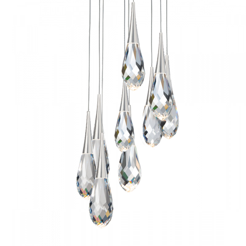 Schonbek Beyond BPD21209 Hibiscus 9-lt 17" LED Pendant