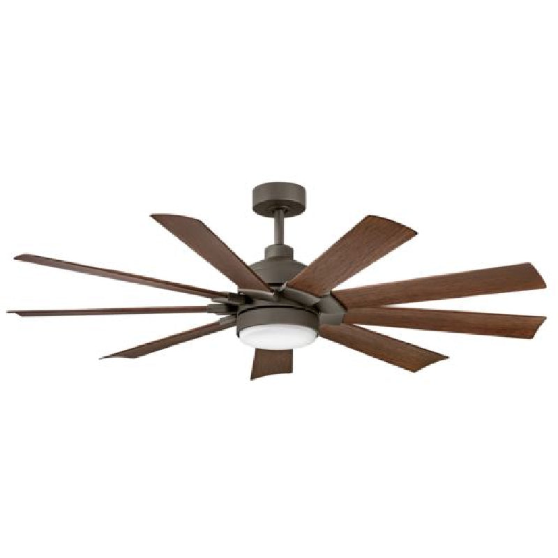 Hinkley 904260F Turbine 60" Indoor/Outdoor Ceiling Fan with LED Light Kit