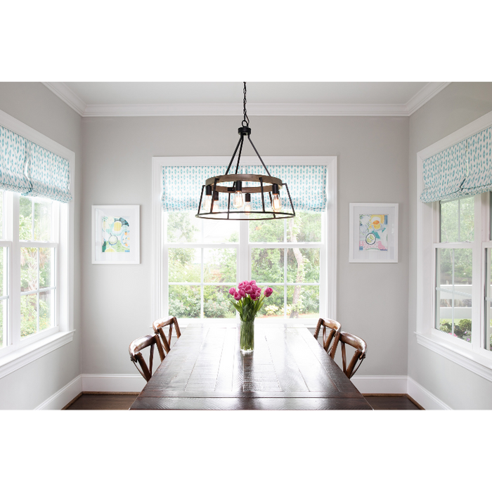 Quoizel BRT5006 Brockton 6-lt 25" Chandelier