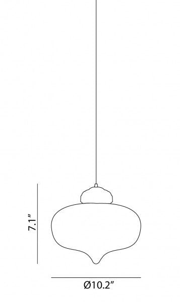 Matteo C41403 Irresistible Organic Charm 1-lt 10" Pendant