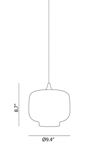 Matteo C41407 Irresistible Organic Charm 1-lt 10" Pendant