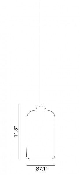 Matteo C41408 Irresistible Organic Charm 1-lt 7" Pendant